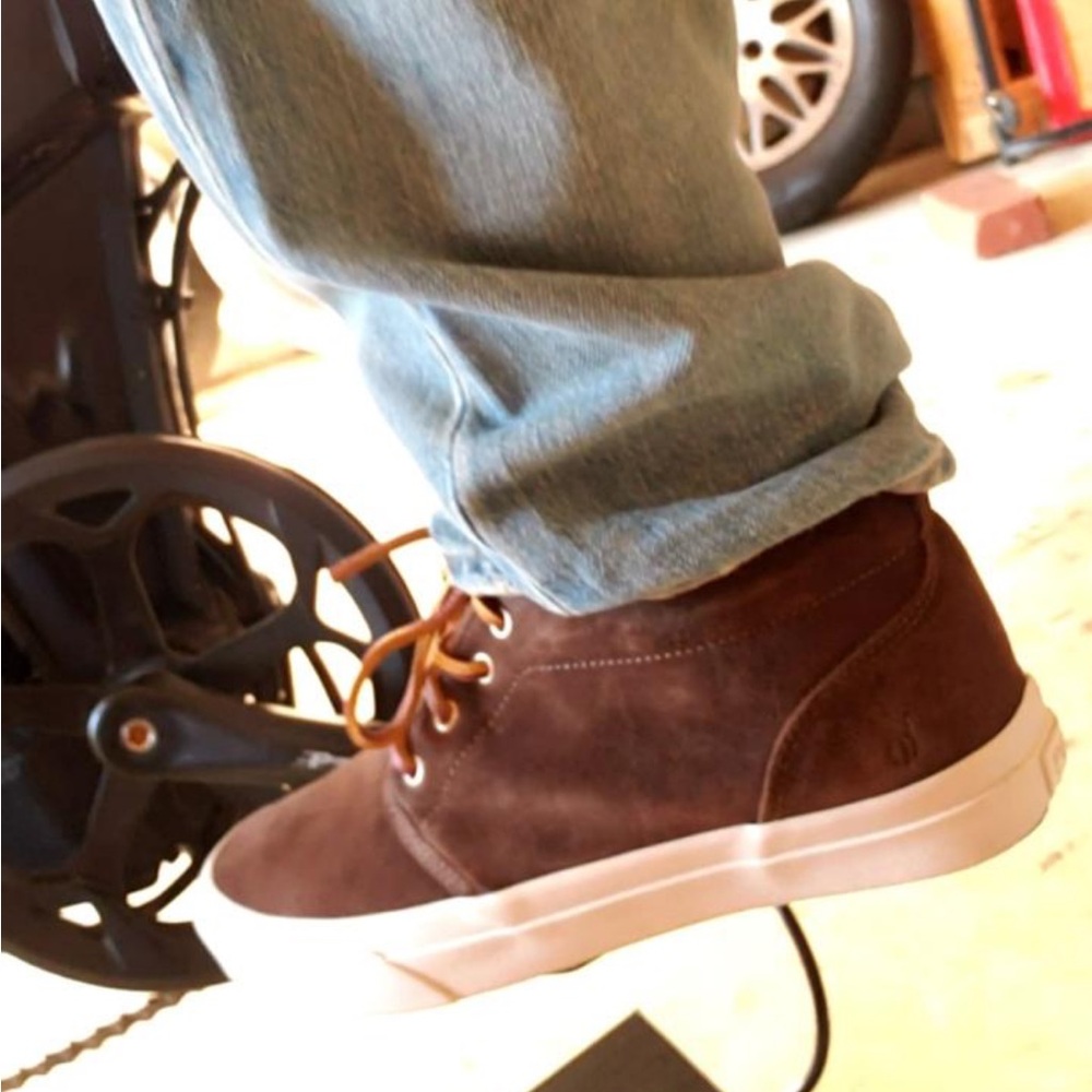 Polo by Ralph Lauren Men's Dark Brown Suede Chukka Boots